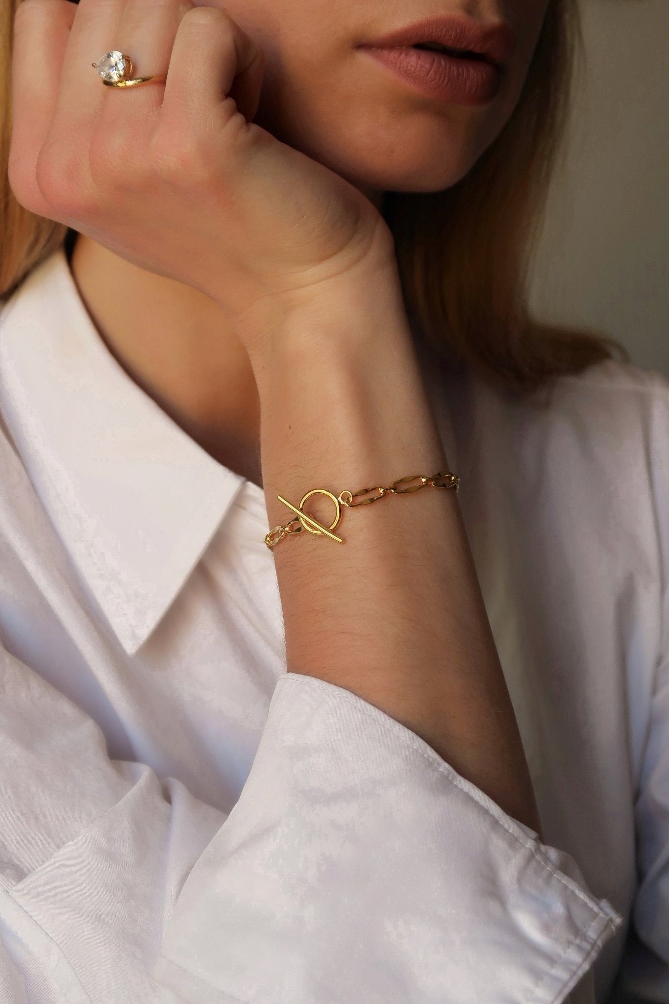 T - Bar Chain Bracelet - WSOPHIA