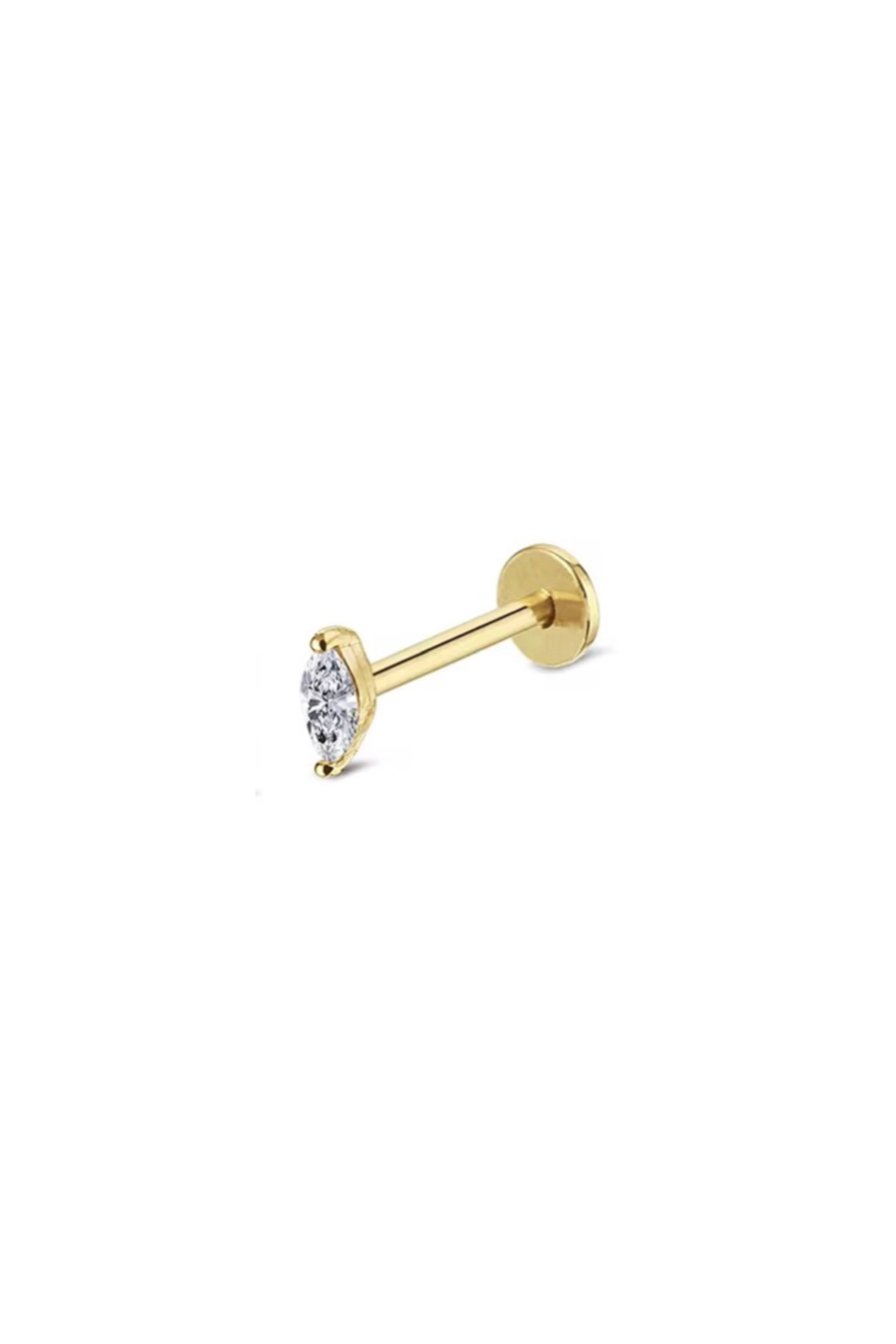 Cat Eye Flatback Stud