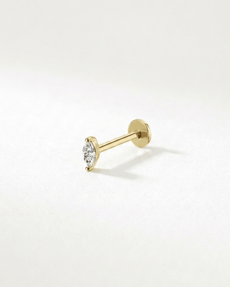 Cat Eye Flatback Piercing | 1 pc. - WSOPHIA
