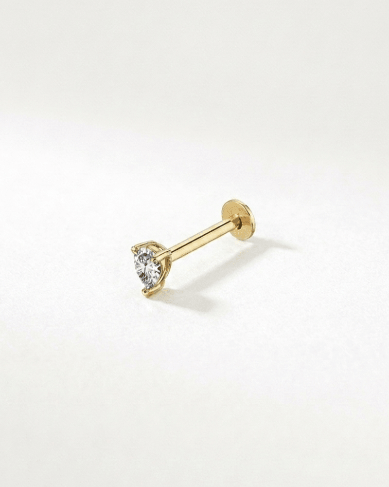 Pear Flatback Piercing | 1 pc. - WSOPHIA