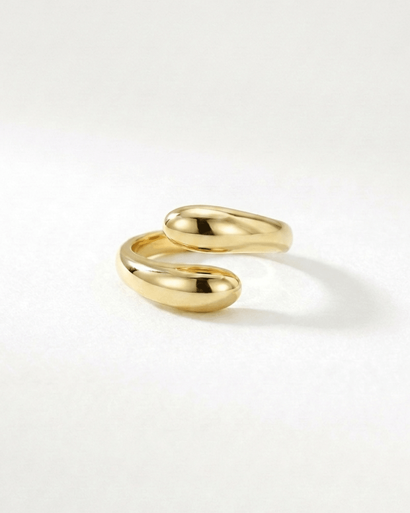 Sculptural Droplet Ring - WSOPHIA