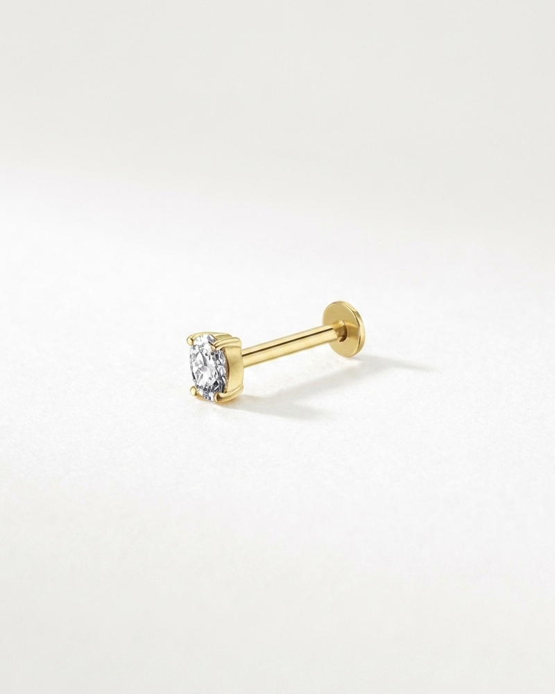 Oval Flatback Stud | 1 pc.