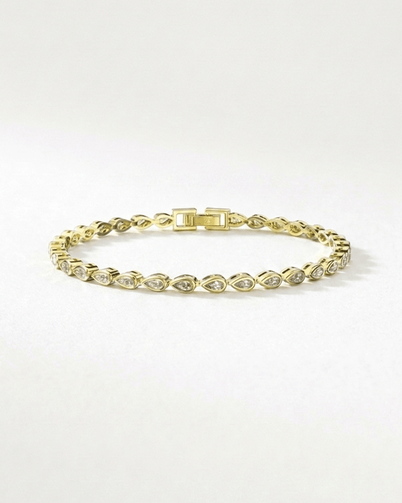 Zirconia Infinite Pear Cut Bracelet - WSOPHIA