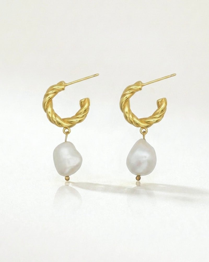 Ocean Pearl Drop Earrings - WSOPHIA