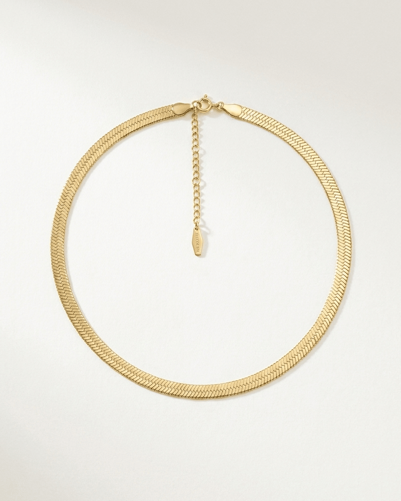 Flat Snake Necklace - WSOPHIA