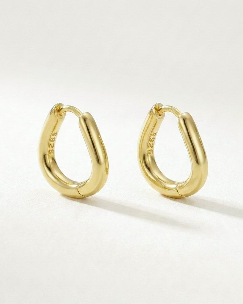 Twisted Small Hoop Earrings