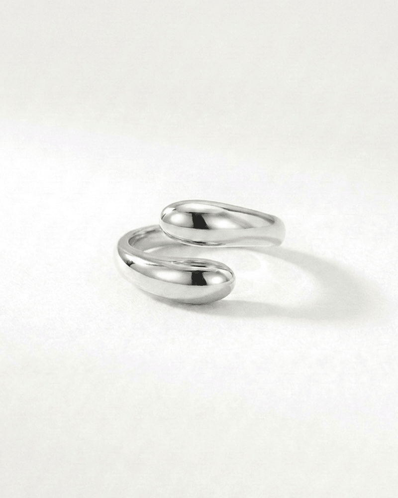 Sculptural Droplet Ring - WSOPHIA