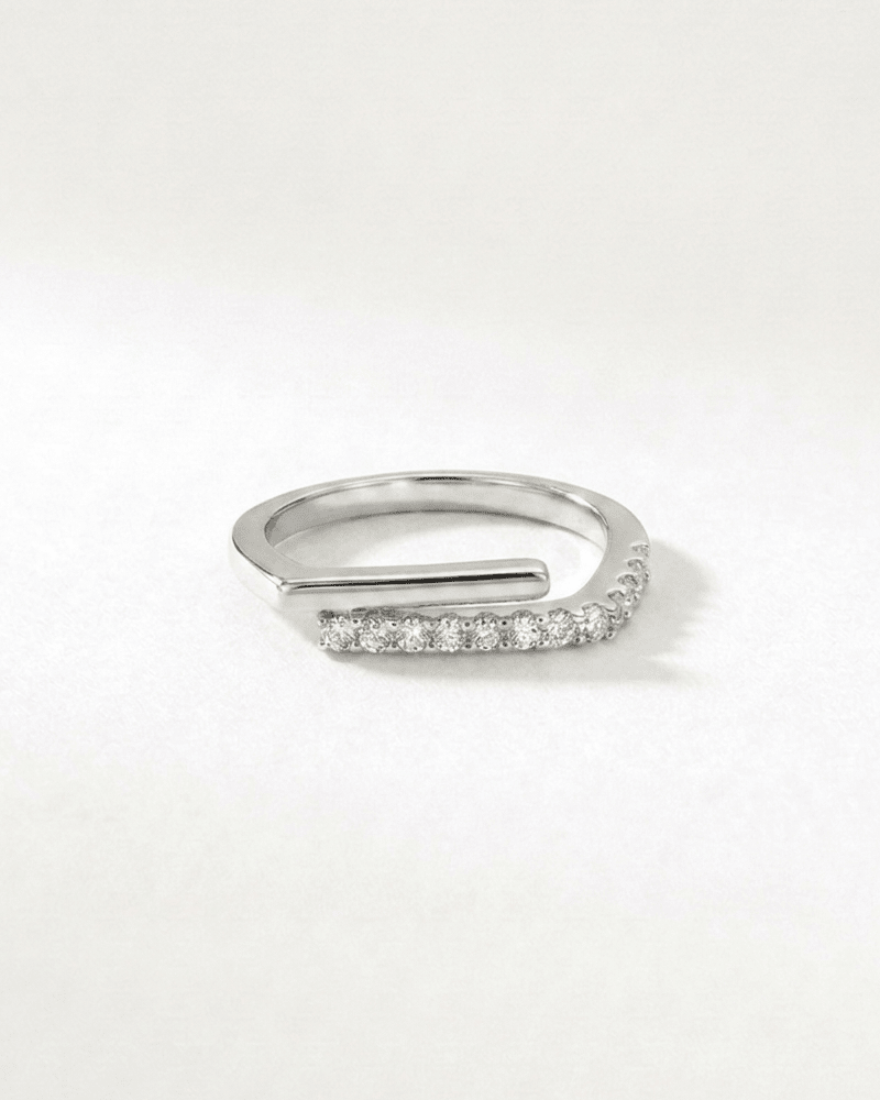 Square Zirconia Ring - WSOPHIA