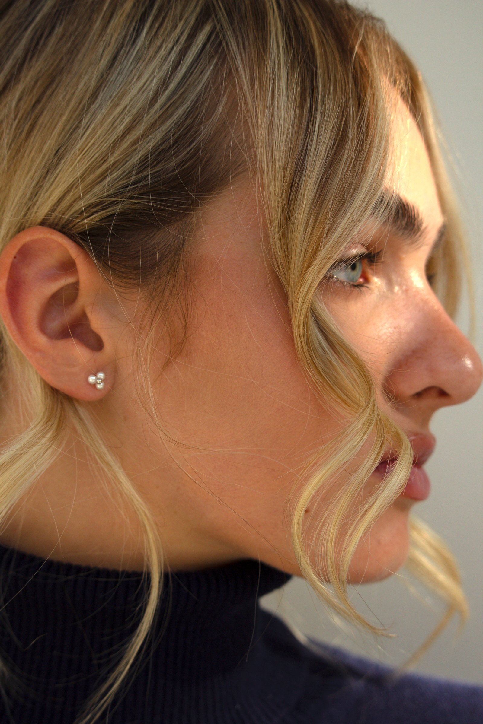 Small Pearl Stud Earrings