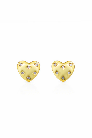 LIMITED EDITION | Delicate Zirconia Heart Earrings