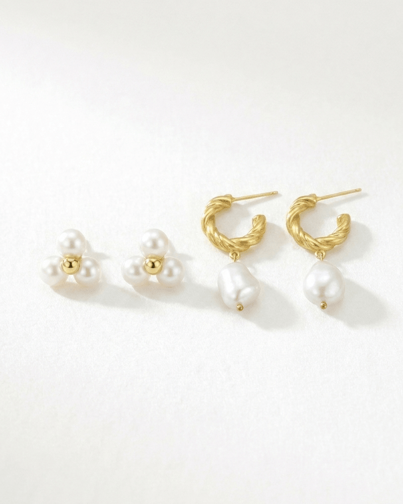 Pearl Earrings Set - WSOPHIA