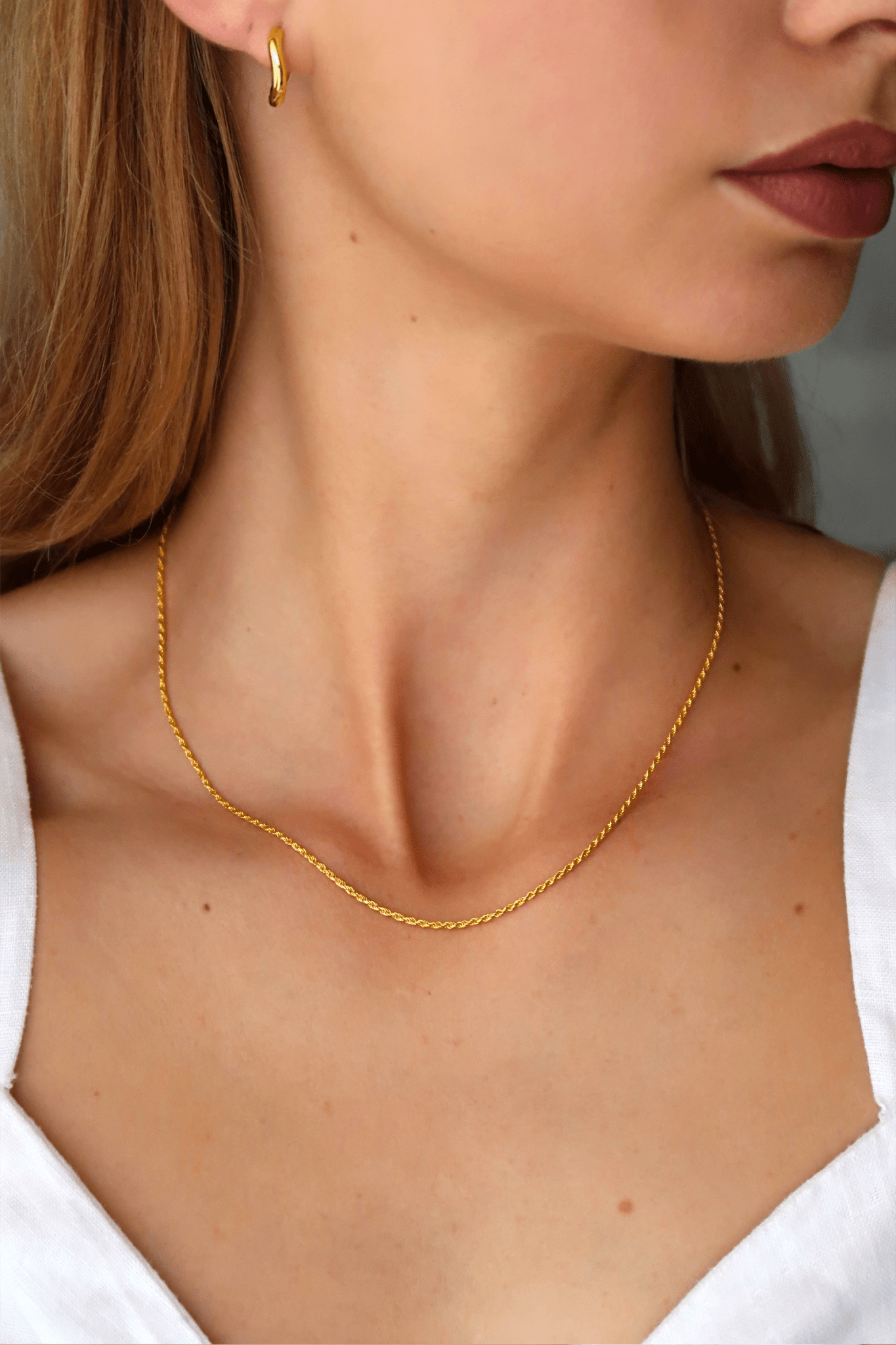 Twisted Chain Necklace - WSOPHIA