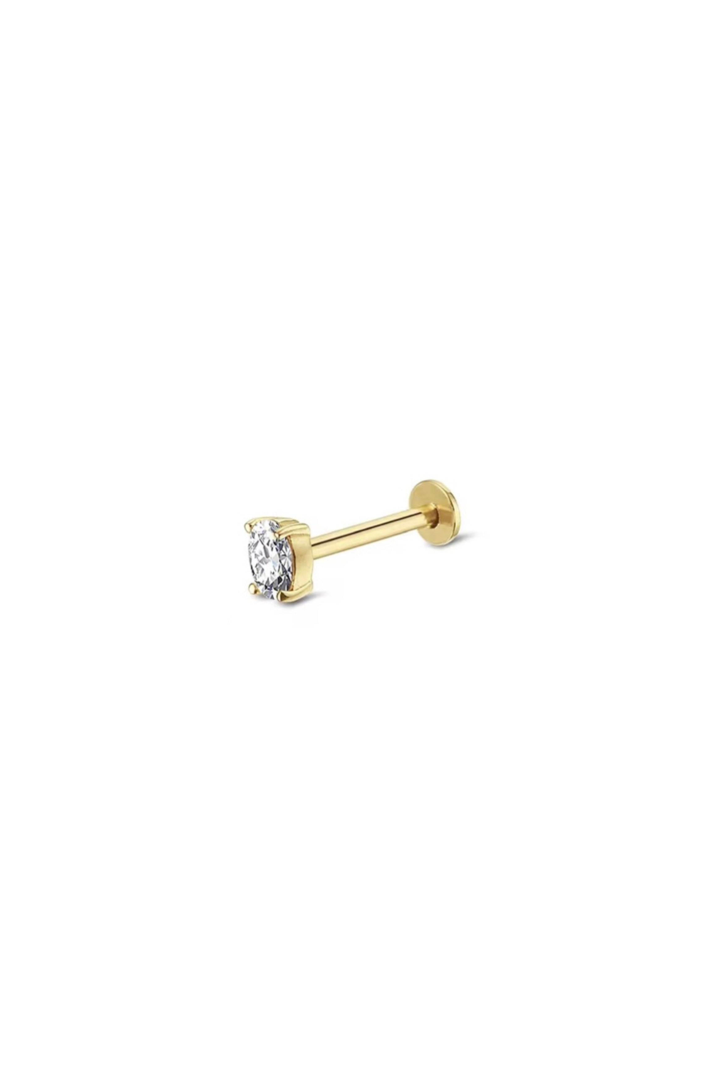 Oval Flatback Stud
