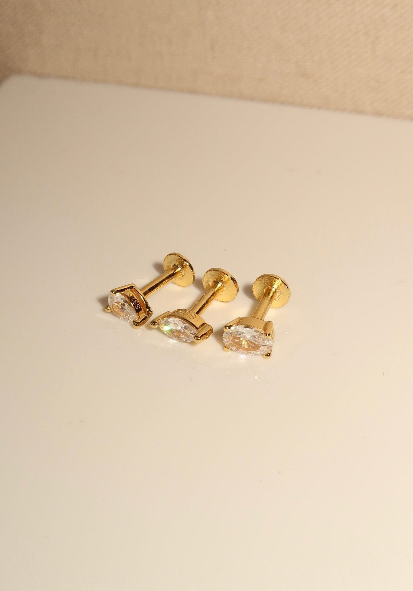 Oval Flatback Piercing | 1 pc. - WSOPHIA