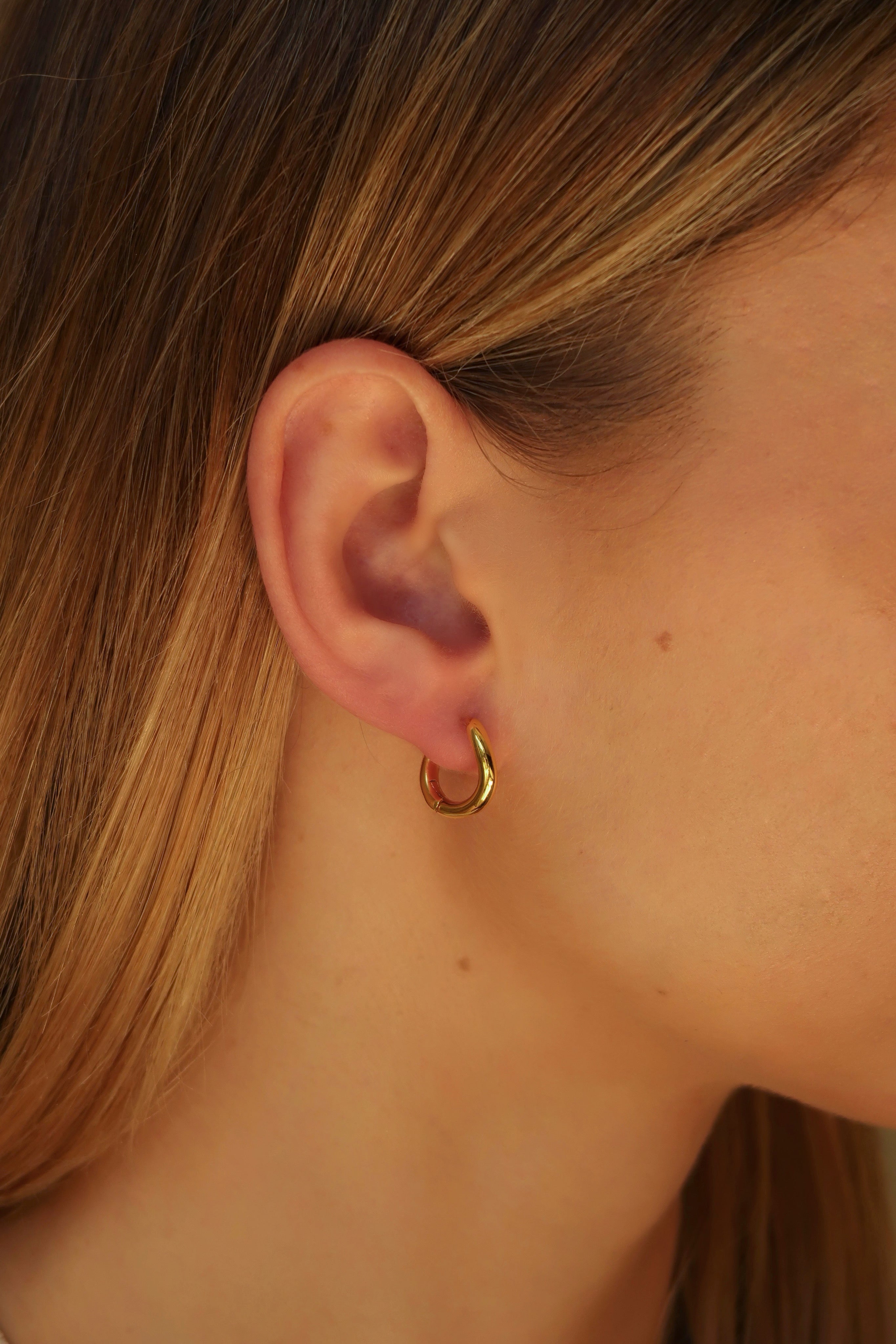 Twisted Small Hoop Earrings