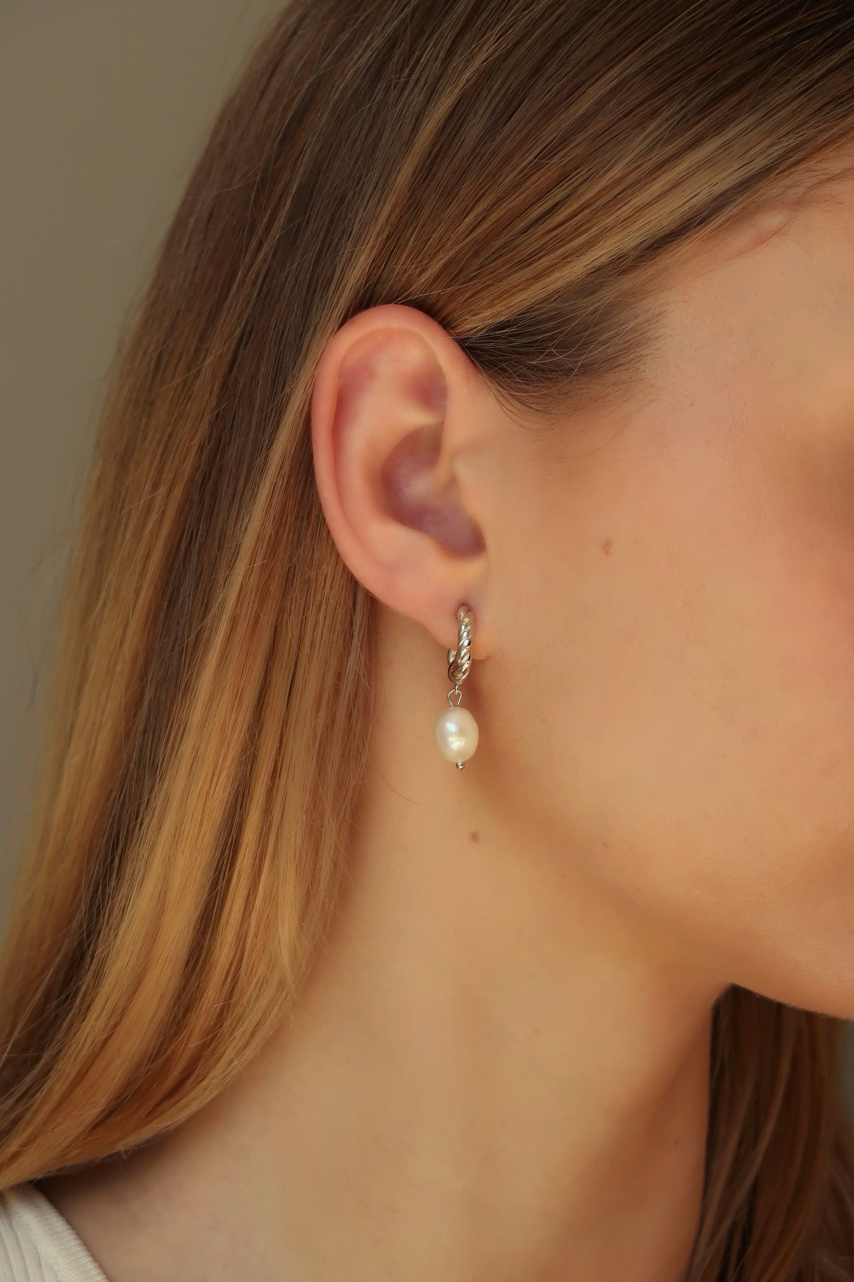 Ocean Pearl Drop Earrings