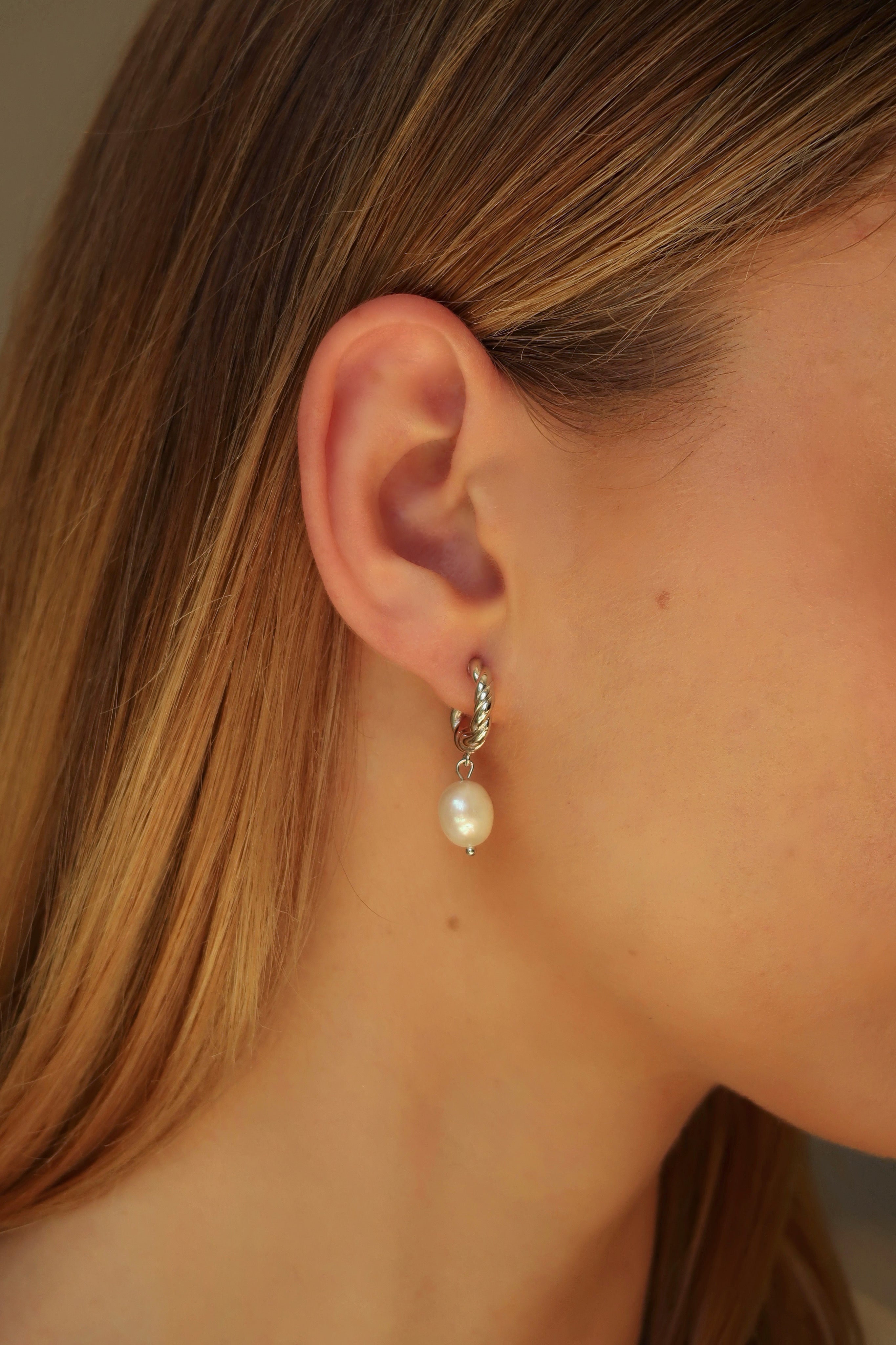 Ocean Pearl Drop Earrings