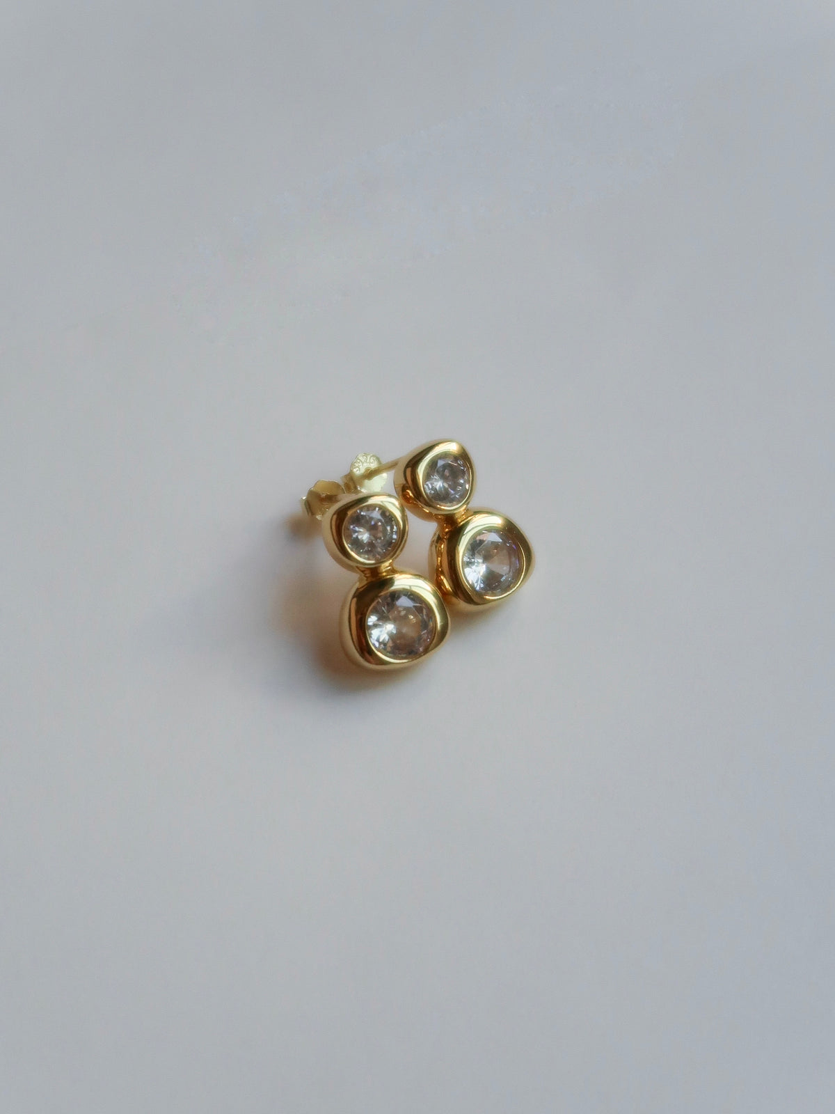 Double Bezel Earrings