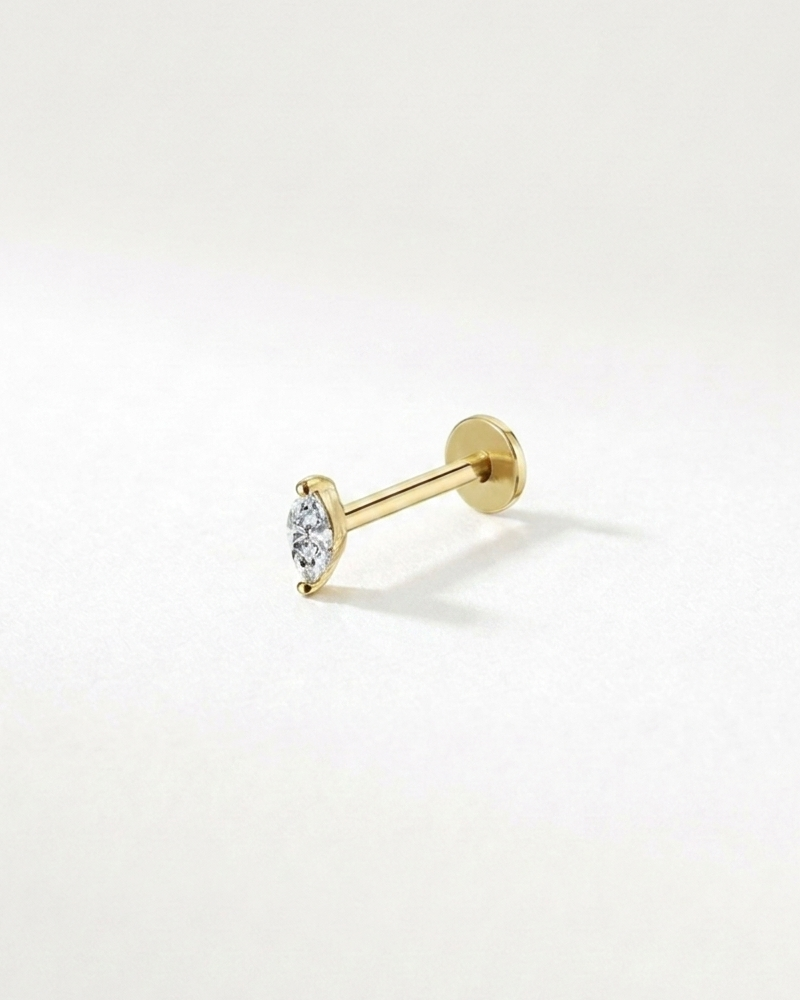 Cat Eye Flatback Stud | 1 pc.