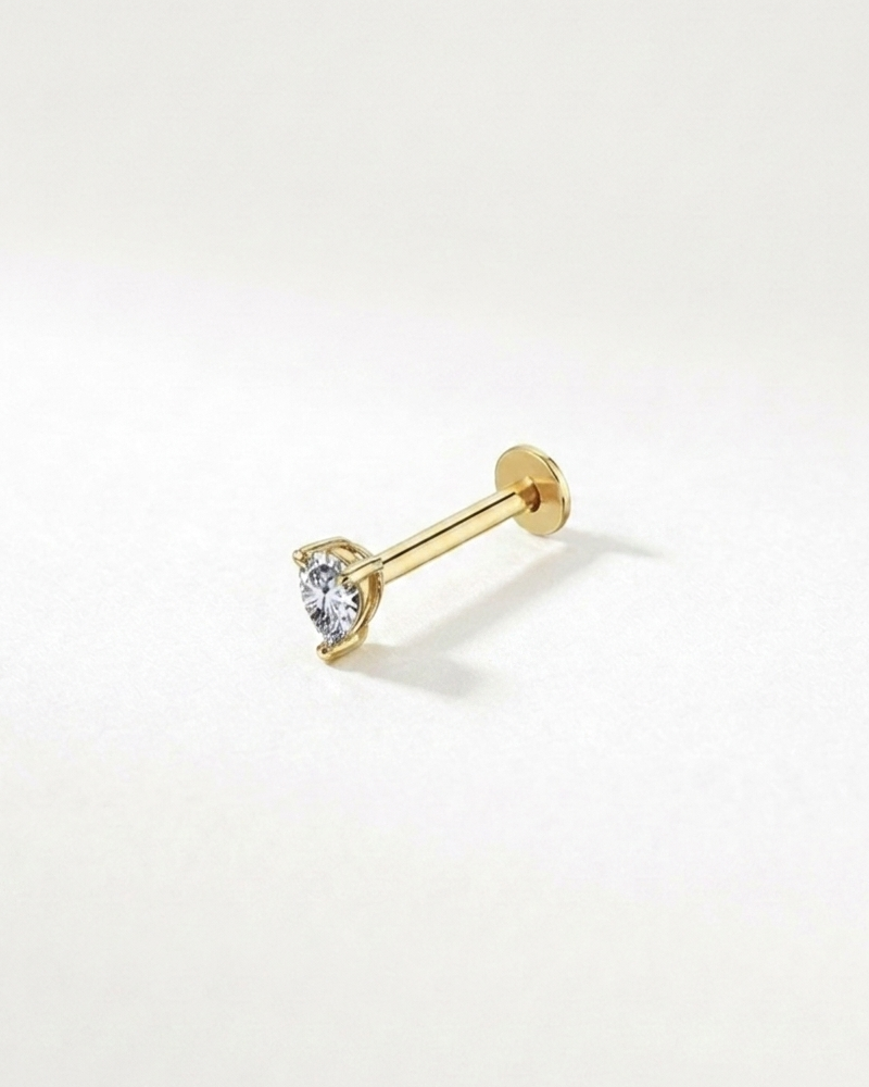 Pear Cut Flatback Stud | 1 pc.