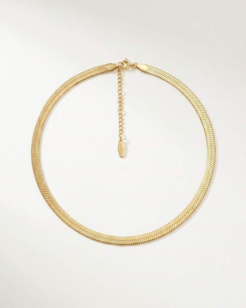 Flat Snake Necklace