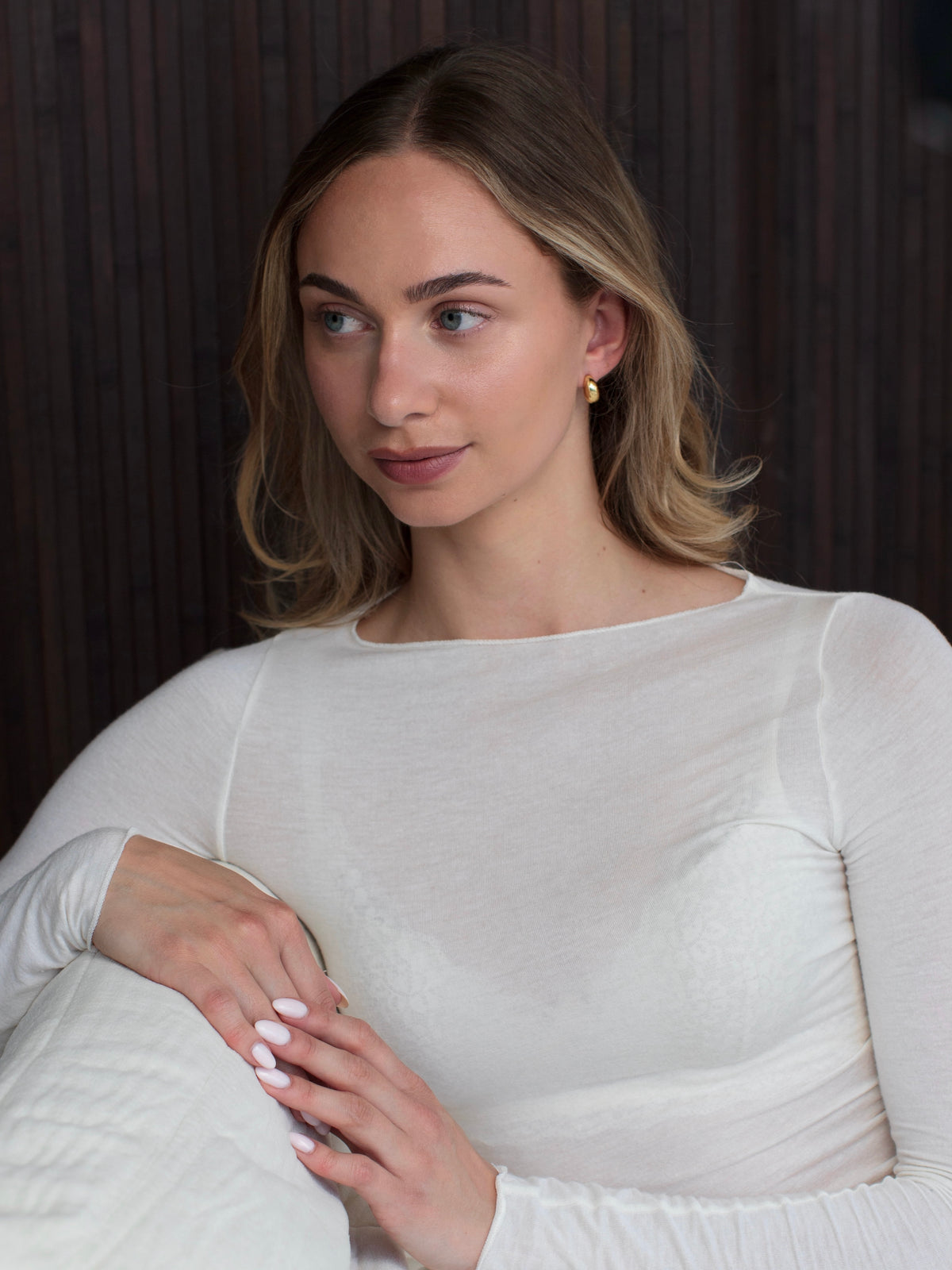 Dome Hoop Earrings - WSOPHIA