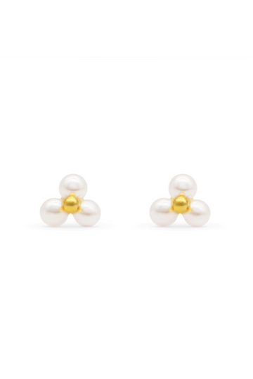 Small Pearl Stud Earrings