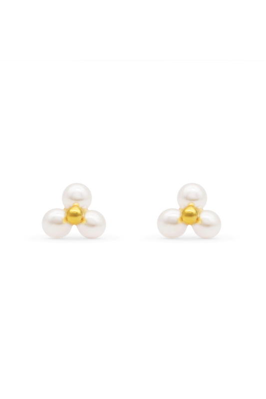 Small Pearl Stud Earrings