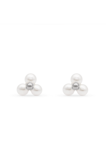 Small Pearl Stud Earrings