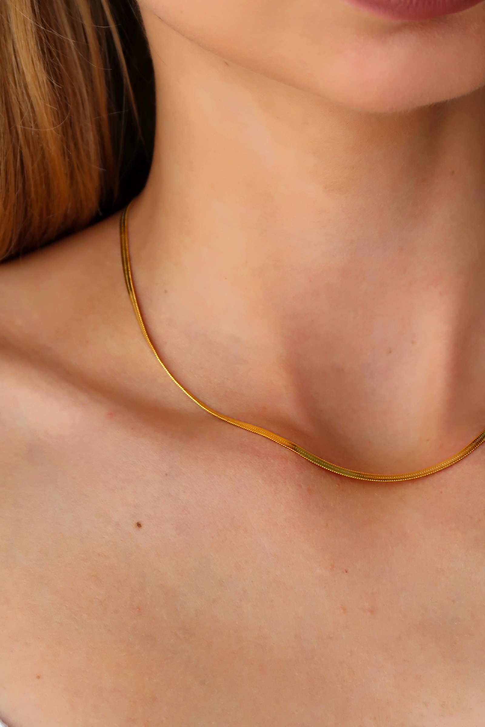 Flat Snake Necklace
