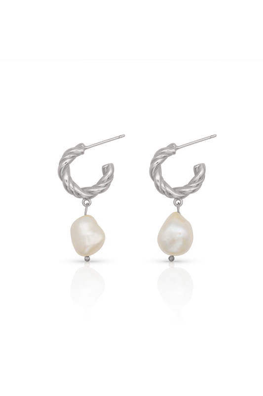 Ocean Pearl Drop Earrings