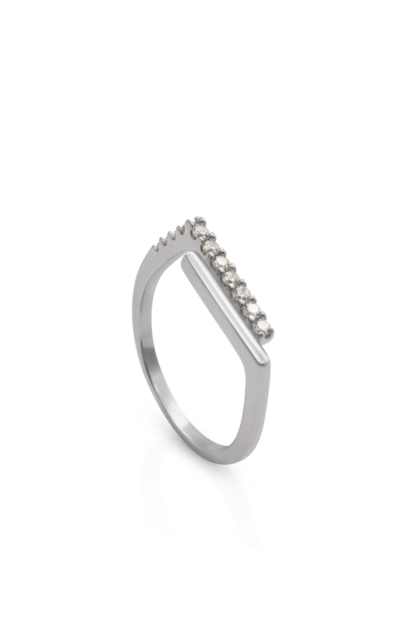 Square Zirconia Ring