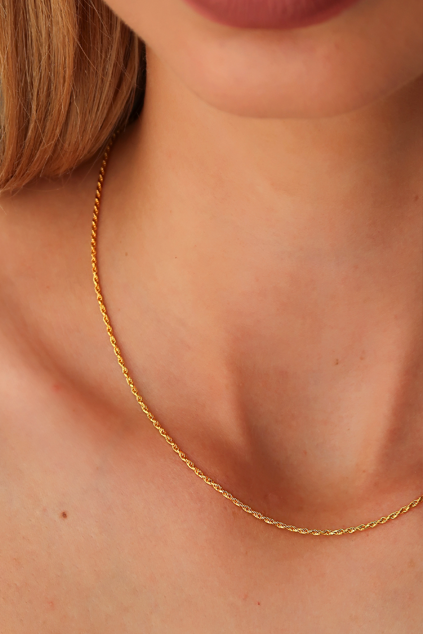 Twisted Chain Necklace & Bracelet Set