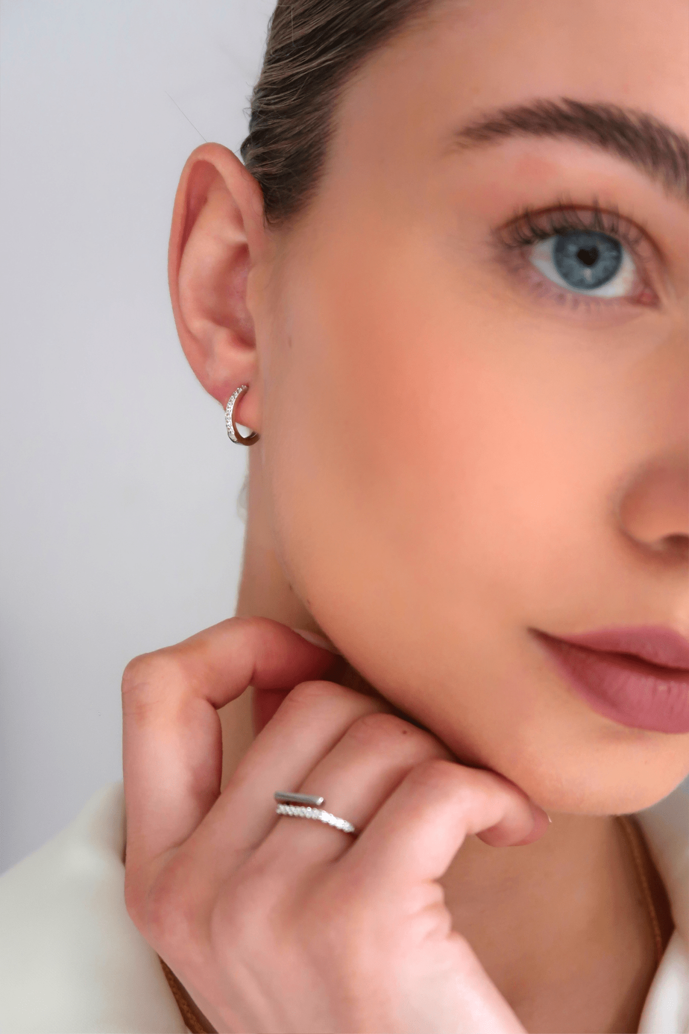 Zirconia Earrings & Ring Set - WSOPHIA