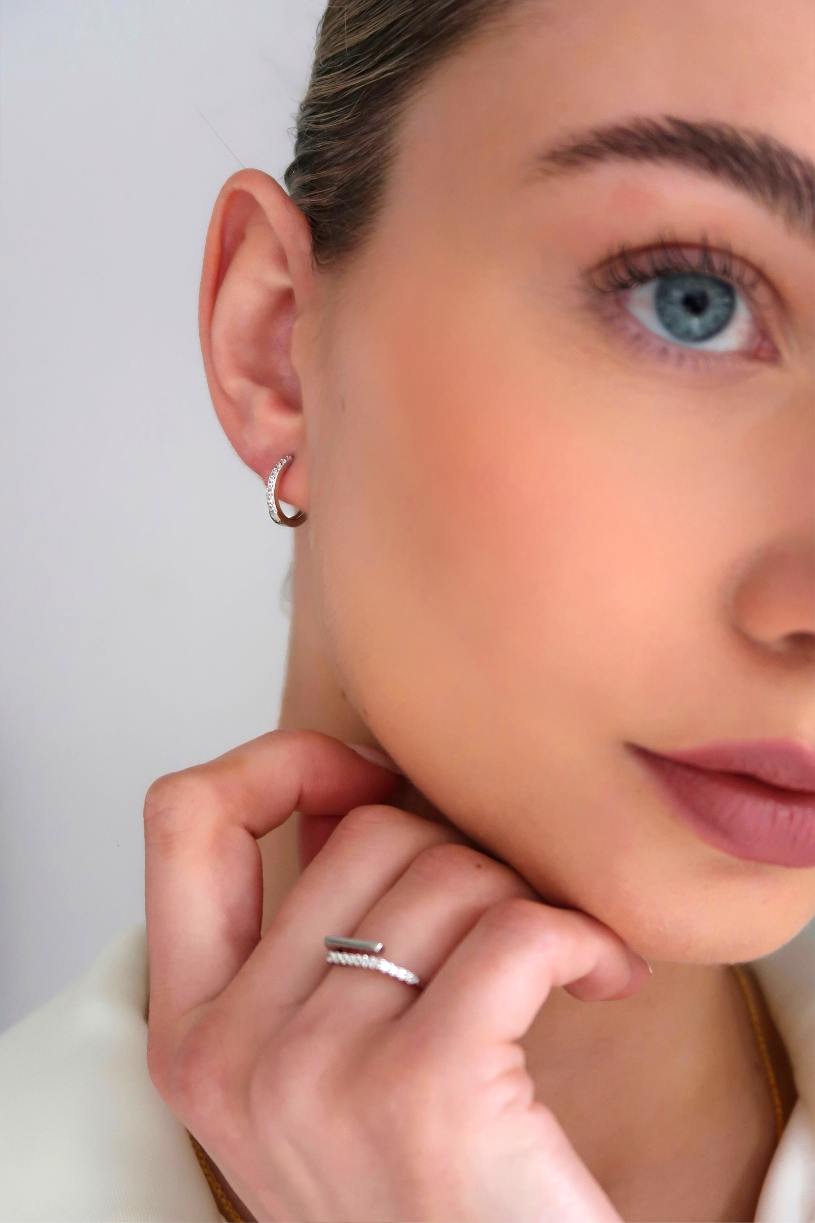 Zirconia Earrings & Ring Set