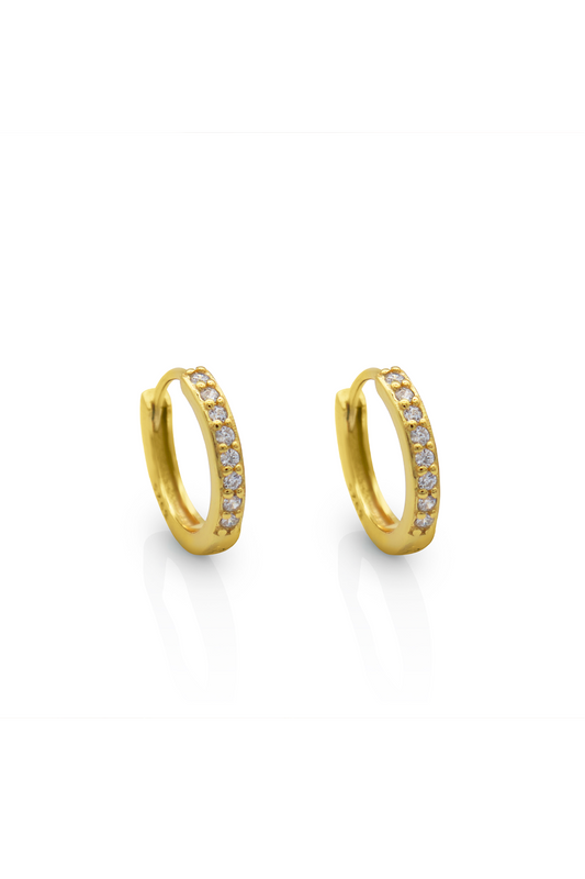 Zirconia Small Hoop Earrings